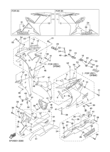 YZF-R1 Обтекатель 2