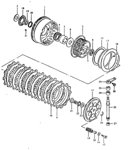 GSX1000 Бендикс