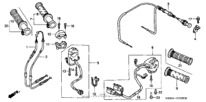 VTR1000F Switch + cable