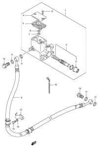 UH150 Задний тормозной цилиндр