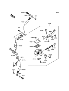 KL650 Главный тормозной цилиндр