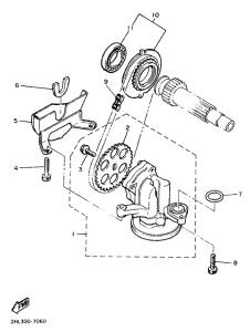 XJ900 Масляный насос