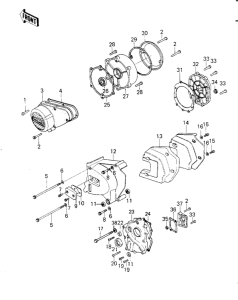 KZ1000 Крышки двигателя
