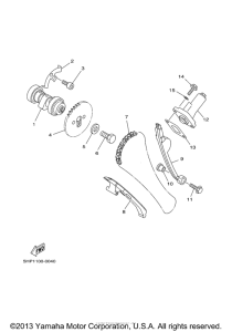 TTR125LR Цепь механизма газораспределения