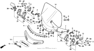 GL1500I A / i windscreen