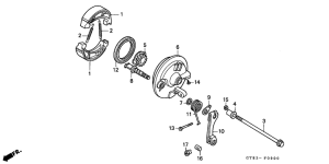 PK50 Передний тормоз