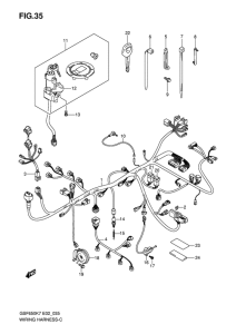 GSF650 Жгут проводов