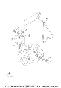 YZ426FM Подножки