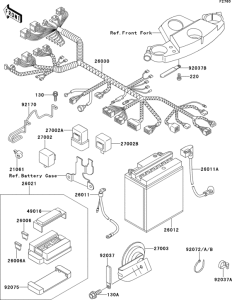ZX500 Электрика