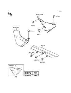 ZR400 Боковые обтекатели