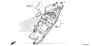 CB1000R Задний бампер