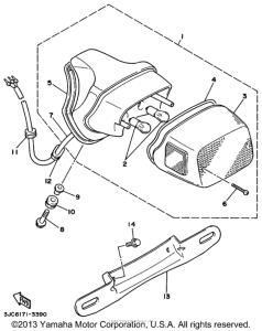 XV535LC Фонарь