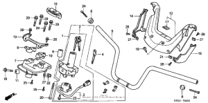 NSS250 Handlebar + handle cover