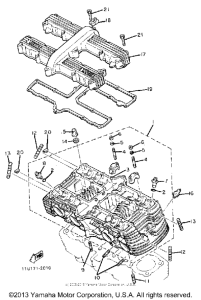 XJ1100 Головка цилиндров