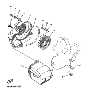 YN50R Air shroud. fan