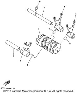 YZ85P Копирный вал