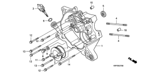 SCV100F Картер правый
