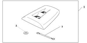  Seat cowl winning red