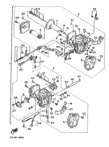 XV535SE Карбюратор