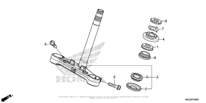 CB500X (ABS) Траверса нижняя