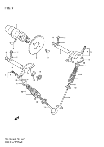 EN125-2 Распределительный вал-клапаны