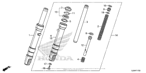 NCH50 Передняя вилка