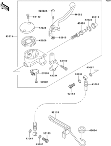 VN800 Главный тормозной цилиндр