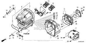 CB500F (ABS) Воздушный фильтр