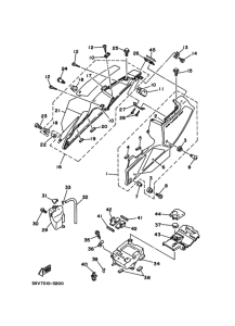 TZR250RSP ｻｲﾄﾞｶﾊﾞｰ