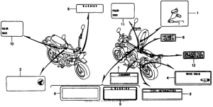 CT70 Лейбл предостережения