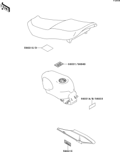 ZX600 Лейбл предостережения