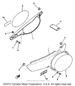 TT250H Side cover - tool
