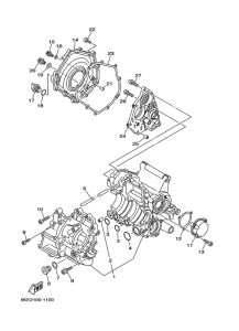 TZ250 Картер двигателя