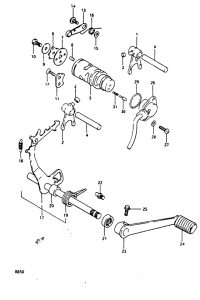 RB50 Переключение передач