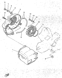 YN50R Кожух вентилятора