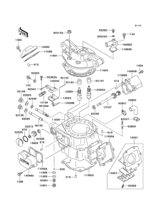  Головка блока цилиндров / цилиндр