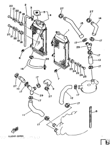 YZ250 Radiator. hose