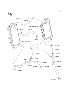  Патрубки охлаждения