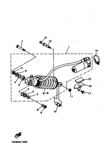 TY250Z Задняя подвеска