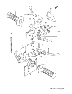 DR125 Рулевой переключатель