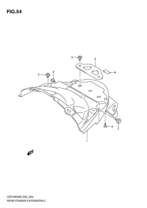 VZR1800 Заднее крыло extension