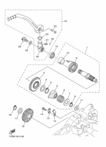 YZ250F Стартер
