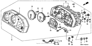 VFR800 Спидометр