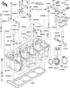ZX1200 Головка цилиндров