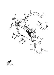 TZ125 Радиатор и шланг