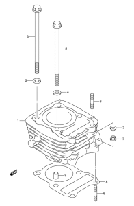 DR-Z125 Цилиндр