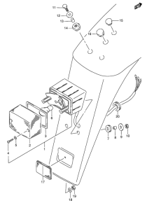 TS50 Задний комбинированный сигнал