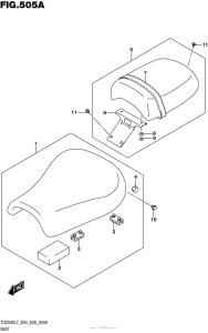TU250 Сиденье
