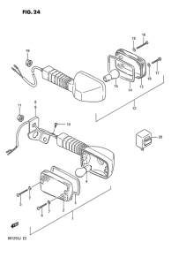 DR125 Поворотники
