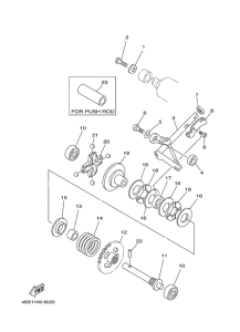 YZ125J Регулятор,вед .звезда